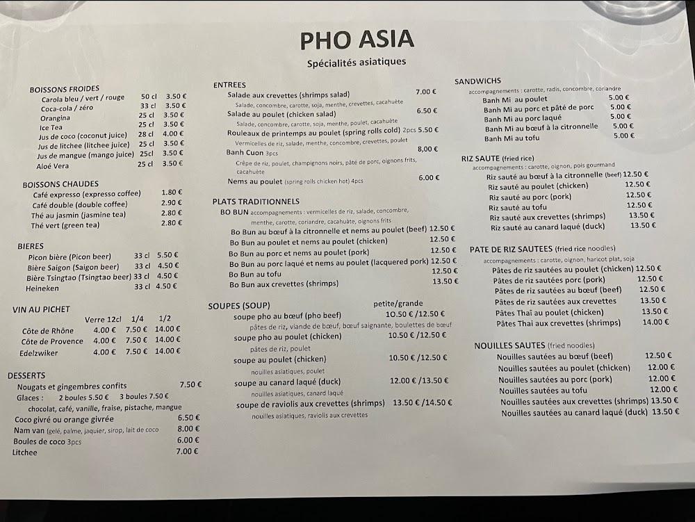 PHO ASIA - Menu Image 4
